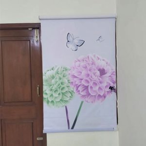 Printed Roller Blinds – Flowers Design